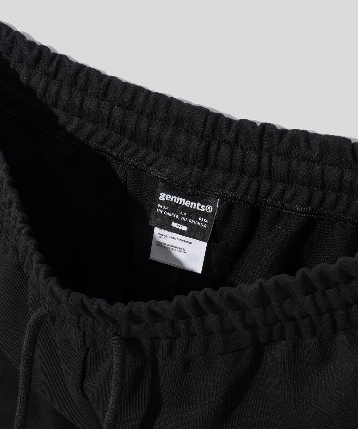 REFLECTIVE PATCH SWEATPANTS BLACK