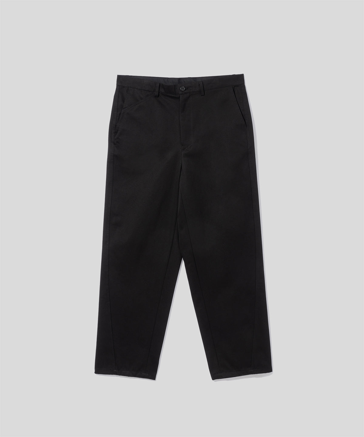 GENMENTS CURVED WORK PANTS BLACK