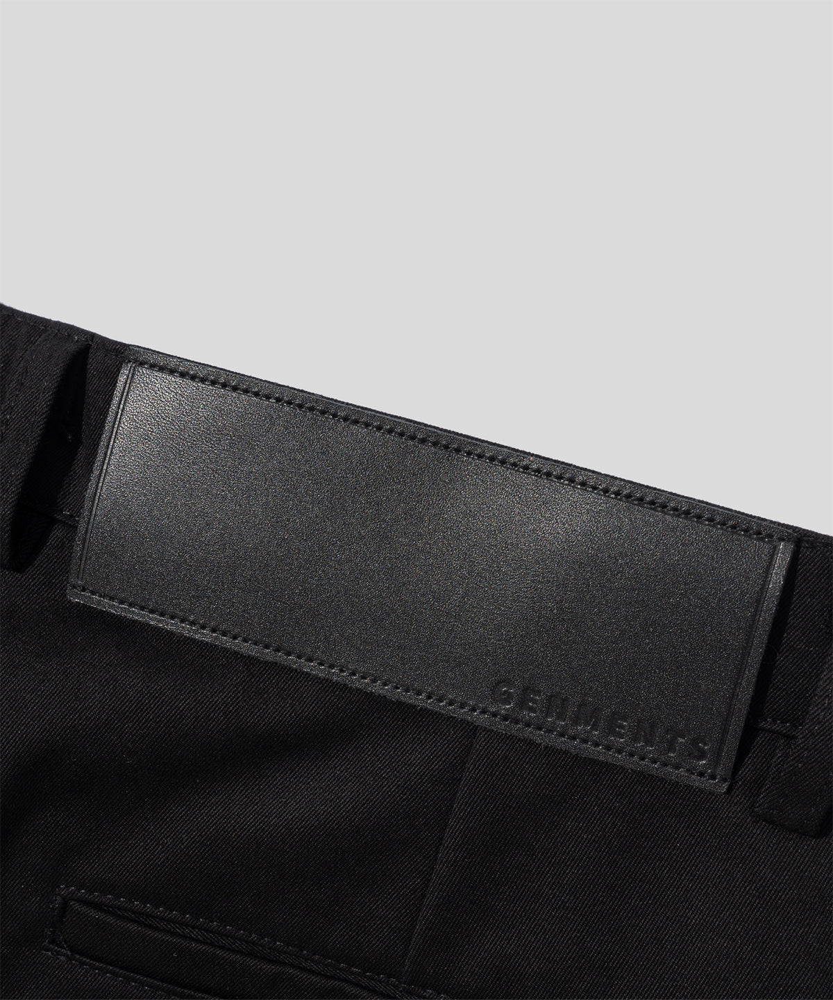 GENMENTS CURVED WORK PANTS BLACK