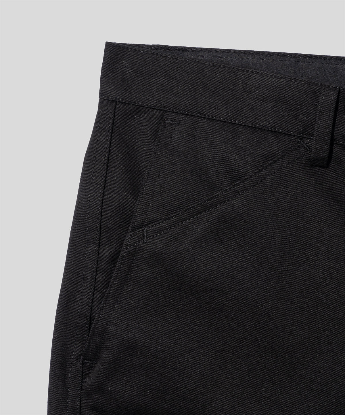 GENMENTS CURVED WORK PANTS BLACK