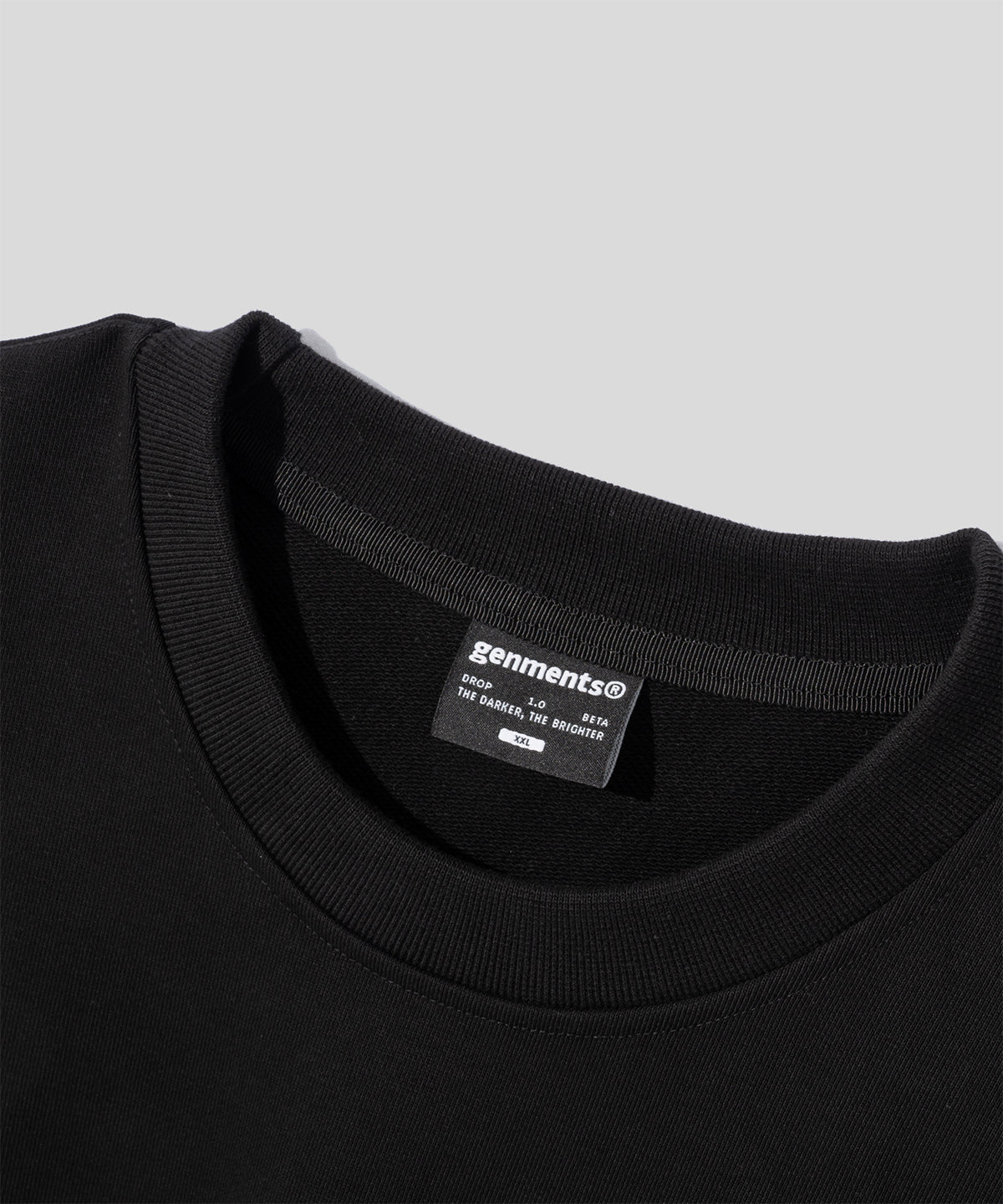 REFLECTIVE PATCH SWEATSHIRT BLACK
