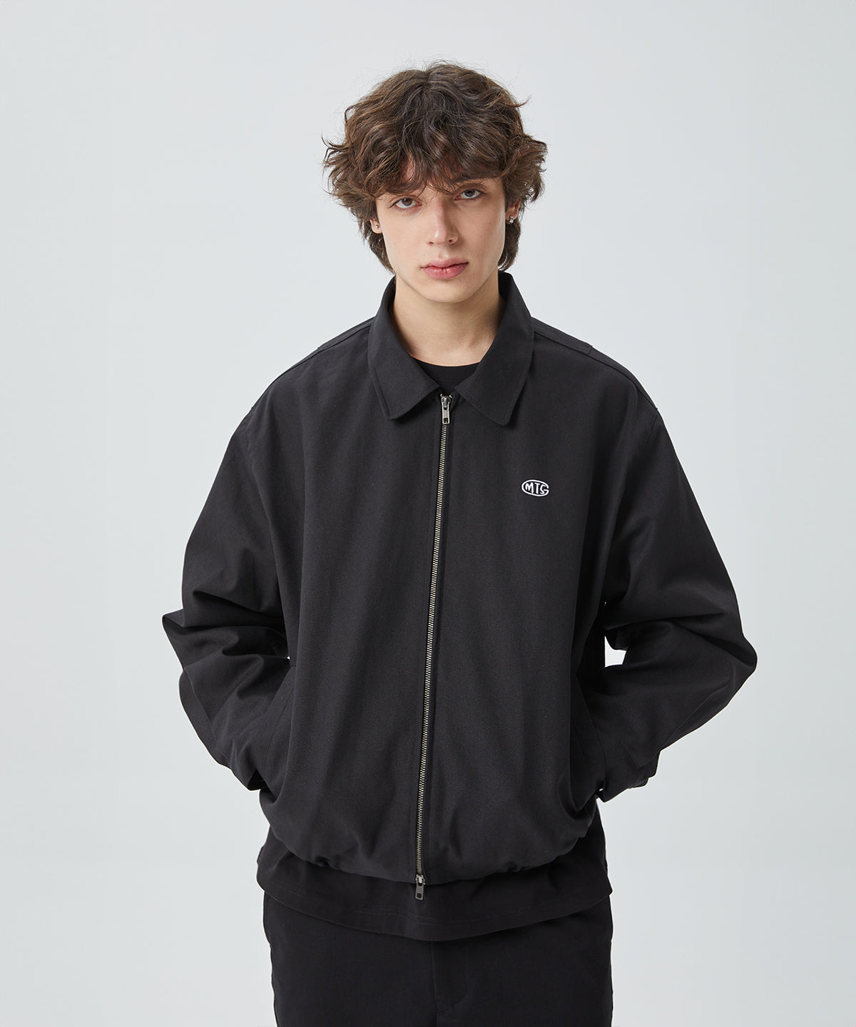 HARRINGTON COTTON JACKET BLACK