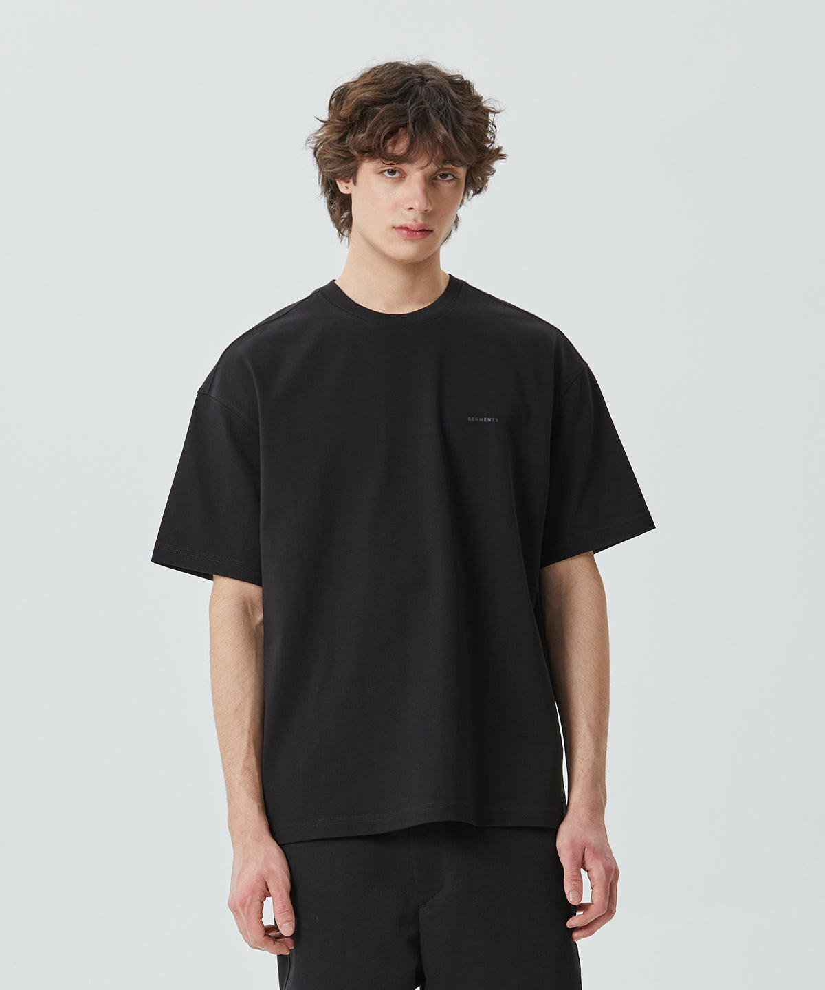 GENMENTS DARK LIGHT LOGO T-SHIRT